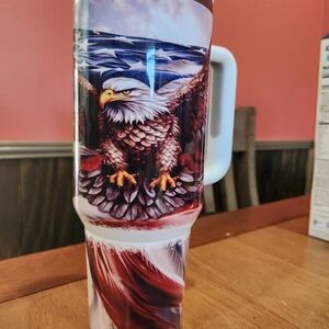 Eagle And Flag 40oz Tumbler